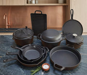 preseasoned cast-iron cookware set