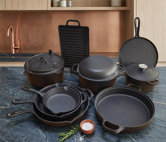 preseasoned cast-iron cookware set