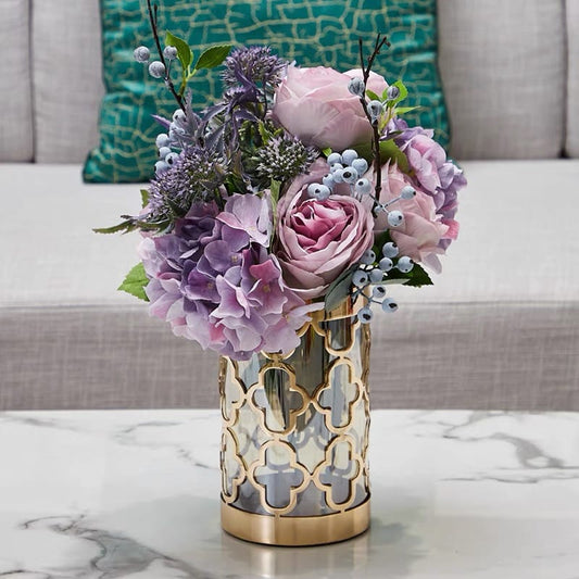 Luxury decorative flower vase for home or office interior styling