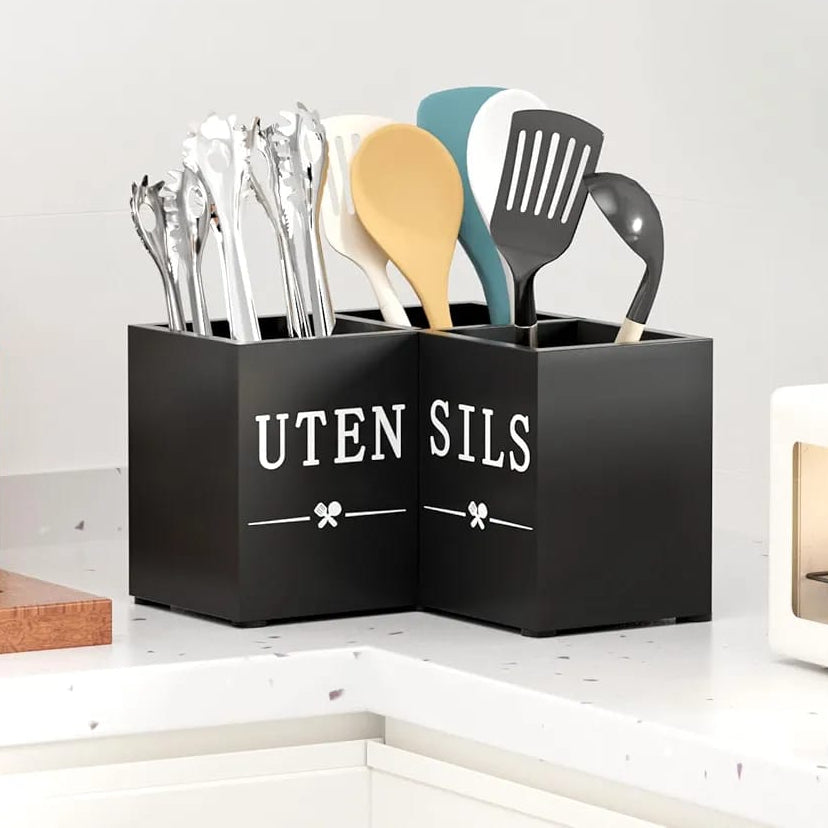 Wooden Kitchen Utensils Holder