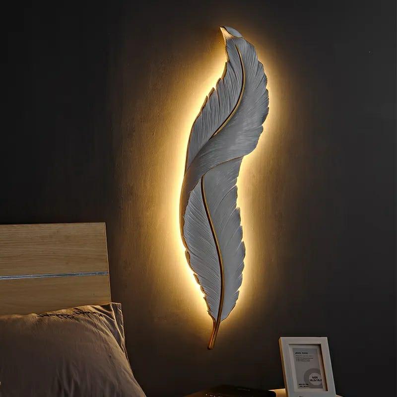 Nordic Feather Wall Lamp