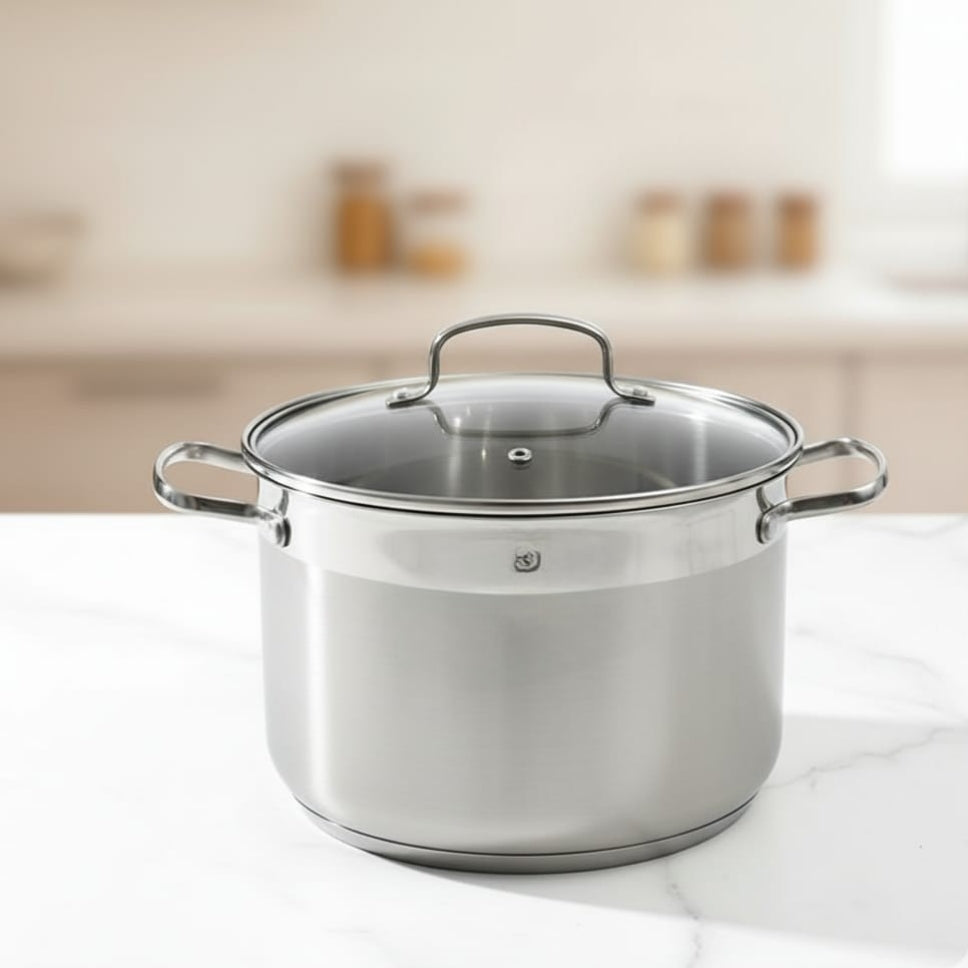 12pcs Stainless Steel Cookware Set