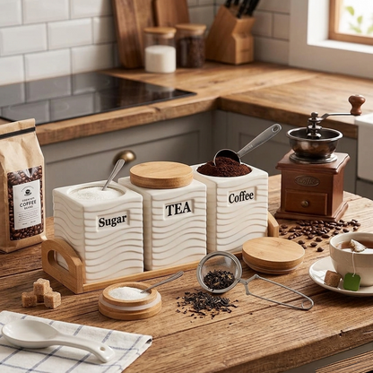 Square Ceramic Canister