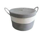 Cotton Rope Basket with Lid