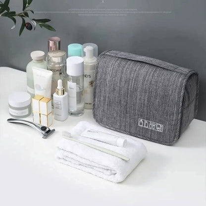 Portable Cosmetic Makeup Toiletry Bag with Hook