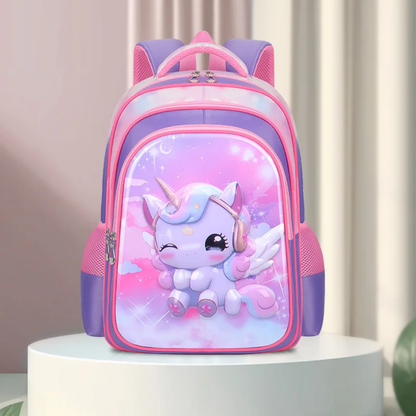 Kid's cartoon themed kindergarten school bag.