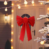 Large Red Christmas Velvet Bow