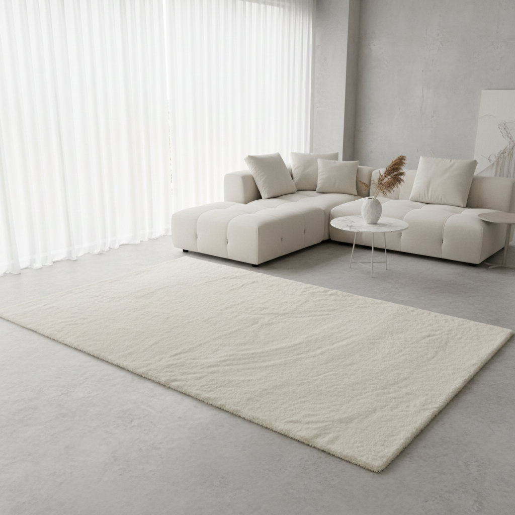 Faux Fur  Small Bedside rug (150 × 200 cm)-KBWUHU53