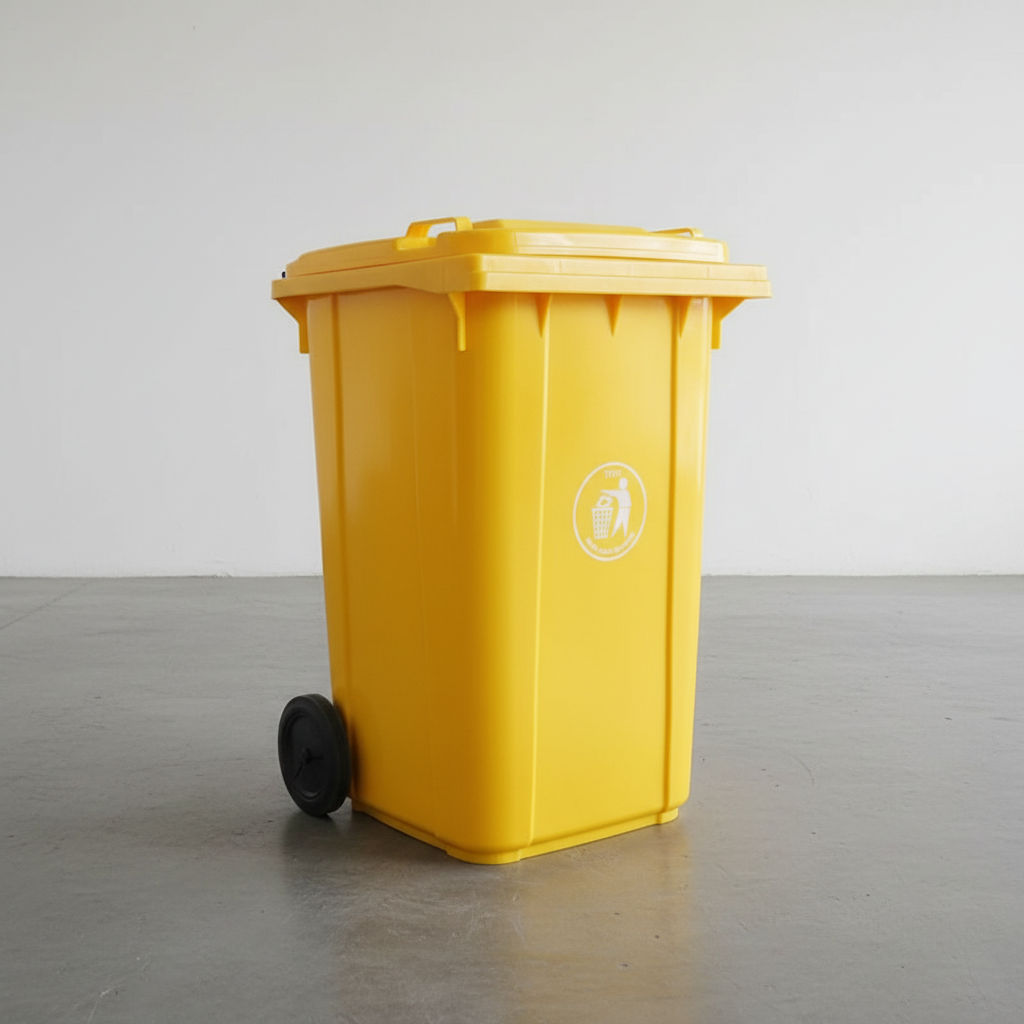 TT Dustbin With Wheels & NO PEDAL