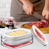 3-in-1 Stackable Bacon & Cheese Container