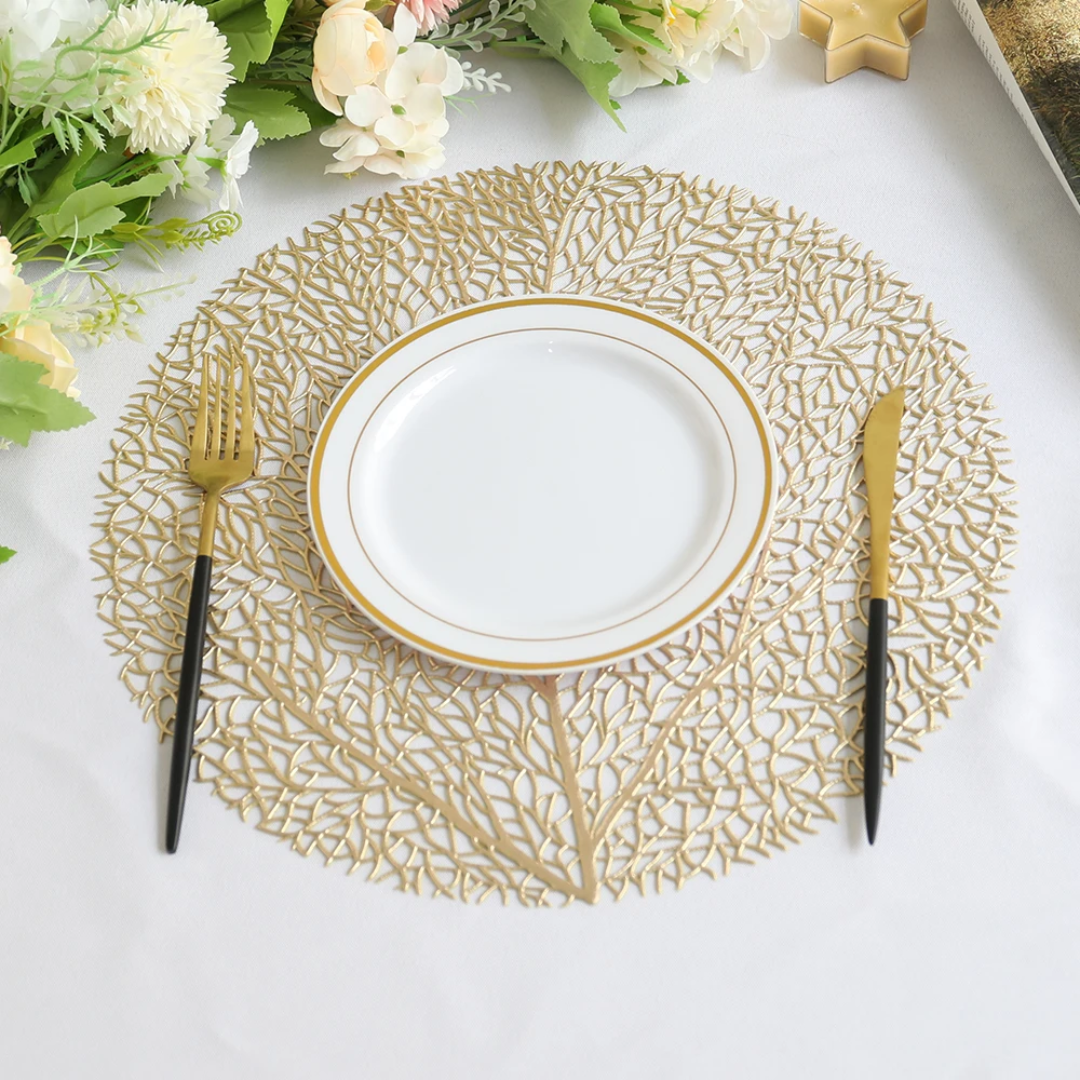 6Pcs Round Table Mats