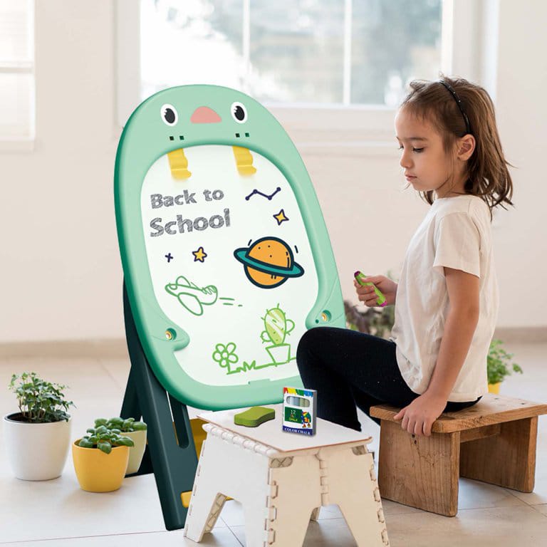 Adjustable Double-Sided Art Easel for Kids
