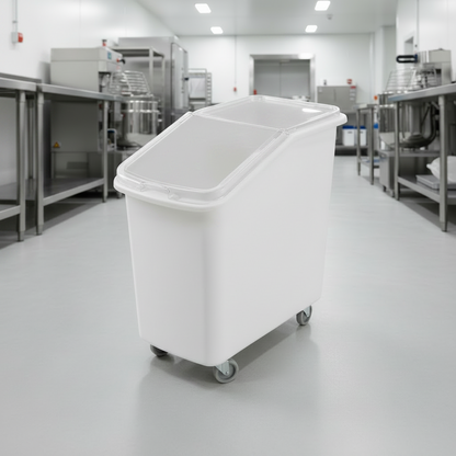102 Litres Mobile Ingredient Bin with Wheels and Scoop — KAP0254
