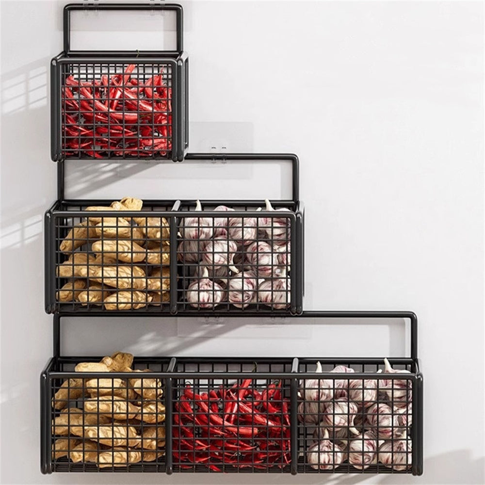 Wall Mounted Condiments Storage Rack