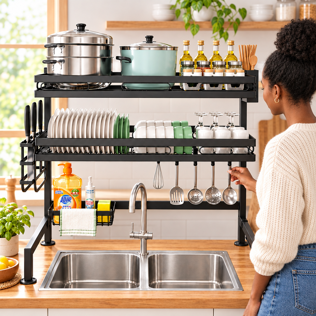 Heavy Duty Double Sink Organizer
