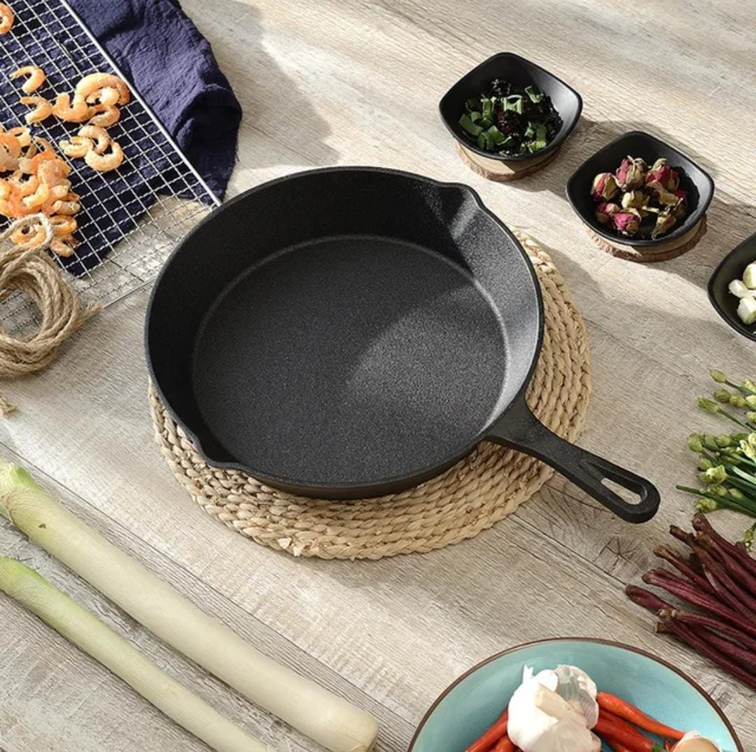 30cm Cast Iron Skillet Fry Pan
