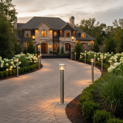 Anodized Aluminium Garden Light LL 202P-0930-SS-WW