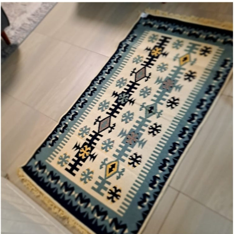 Flat Woven Tapestry Rug