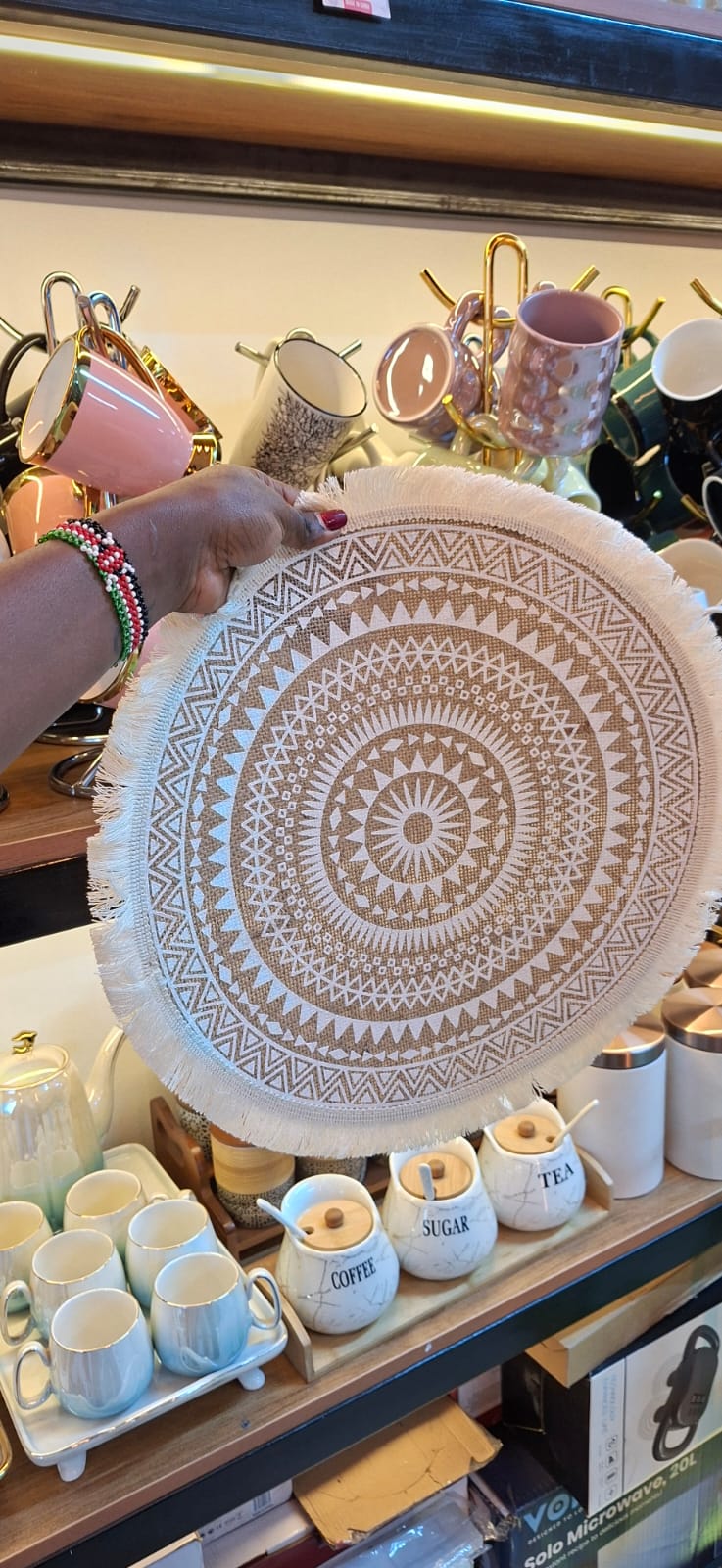 Round Woven Jute Table Mats