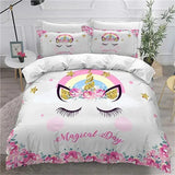 3 In 1 Cartoon Kids Duvet Cover Set