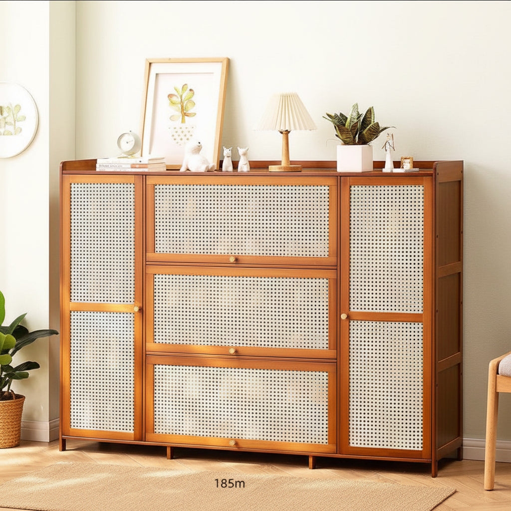 Wooden Shoe Cabinet