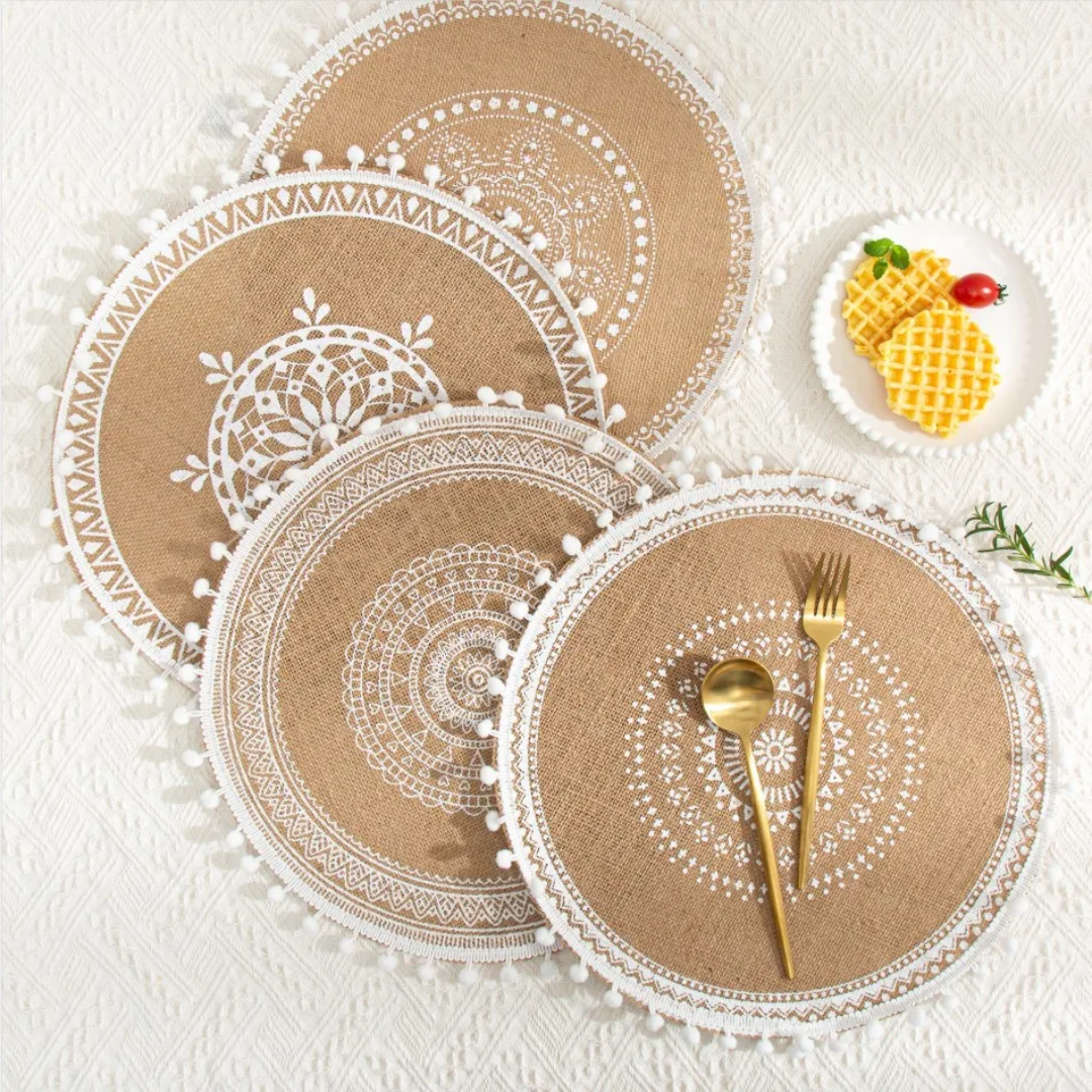 Table Mats With Tassels