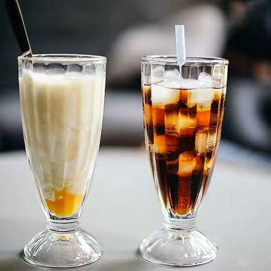 Clear heavy-base highball glass with 380ml capacity for water, juice, beer, wine, and smoothies