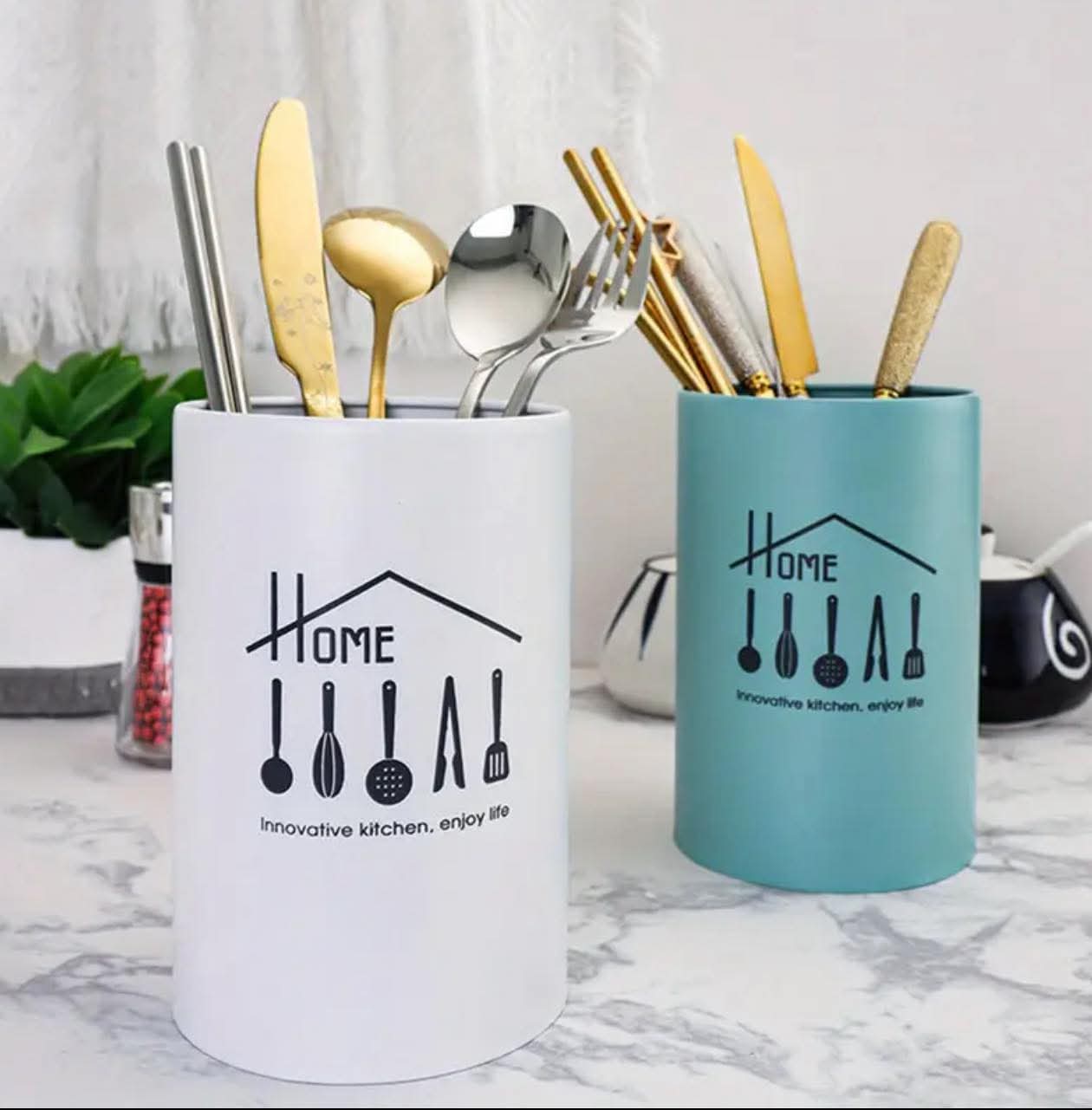 Stainless Steel Cutlery Holder