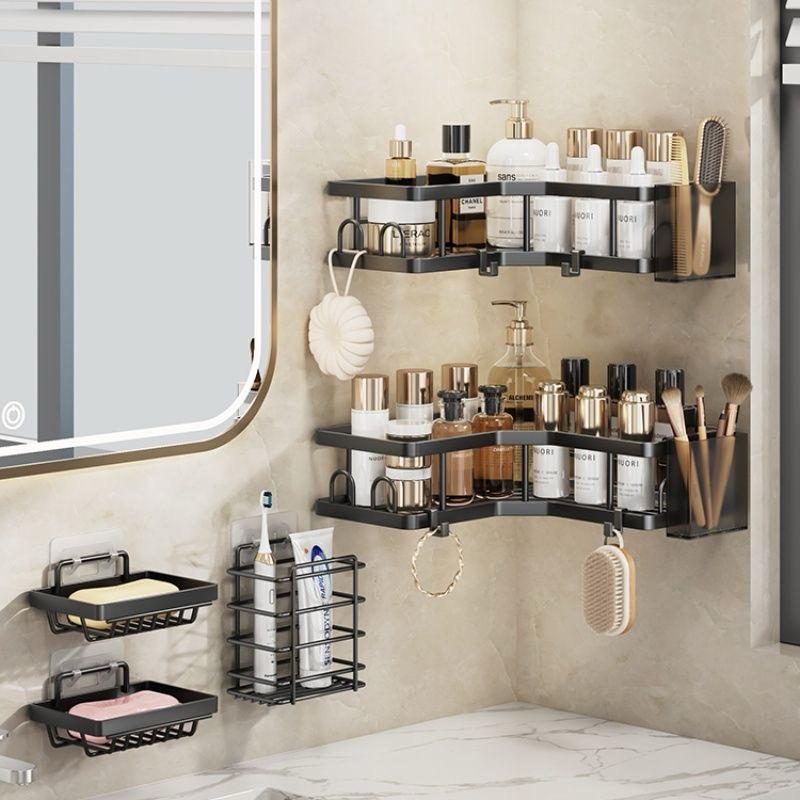 5-Pieces Corner Bathroom Organizer Set
