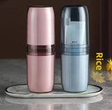 Travel toothbrush holder