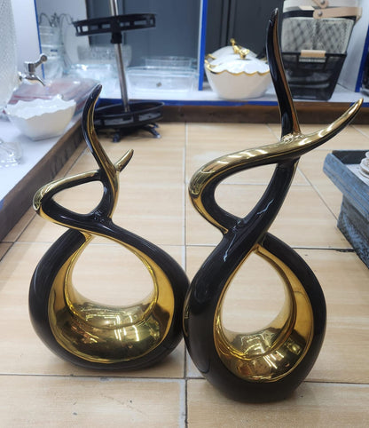2 Piece Ceramic Decorative Ornaments