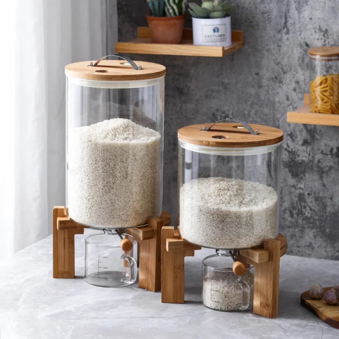 Premium Glass Cereal Dispenser