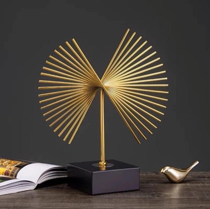 Nordic metal ornament shaped like a flying eagle