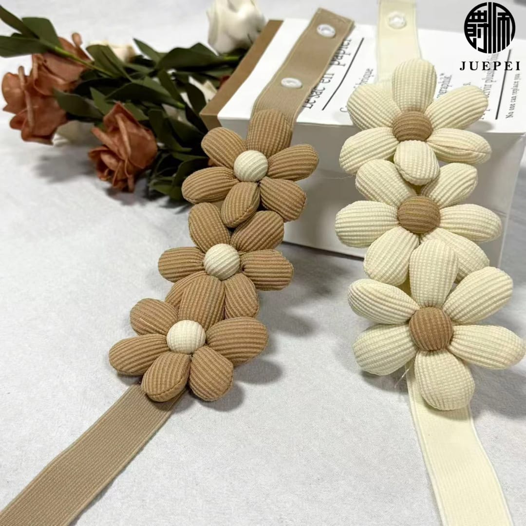 Flower Drapes Tiebacks Handwoven Fabric