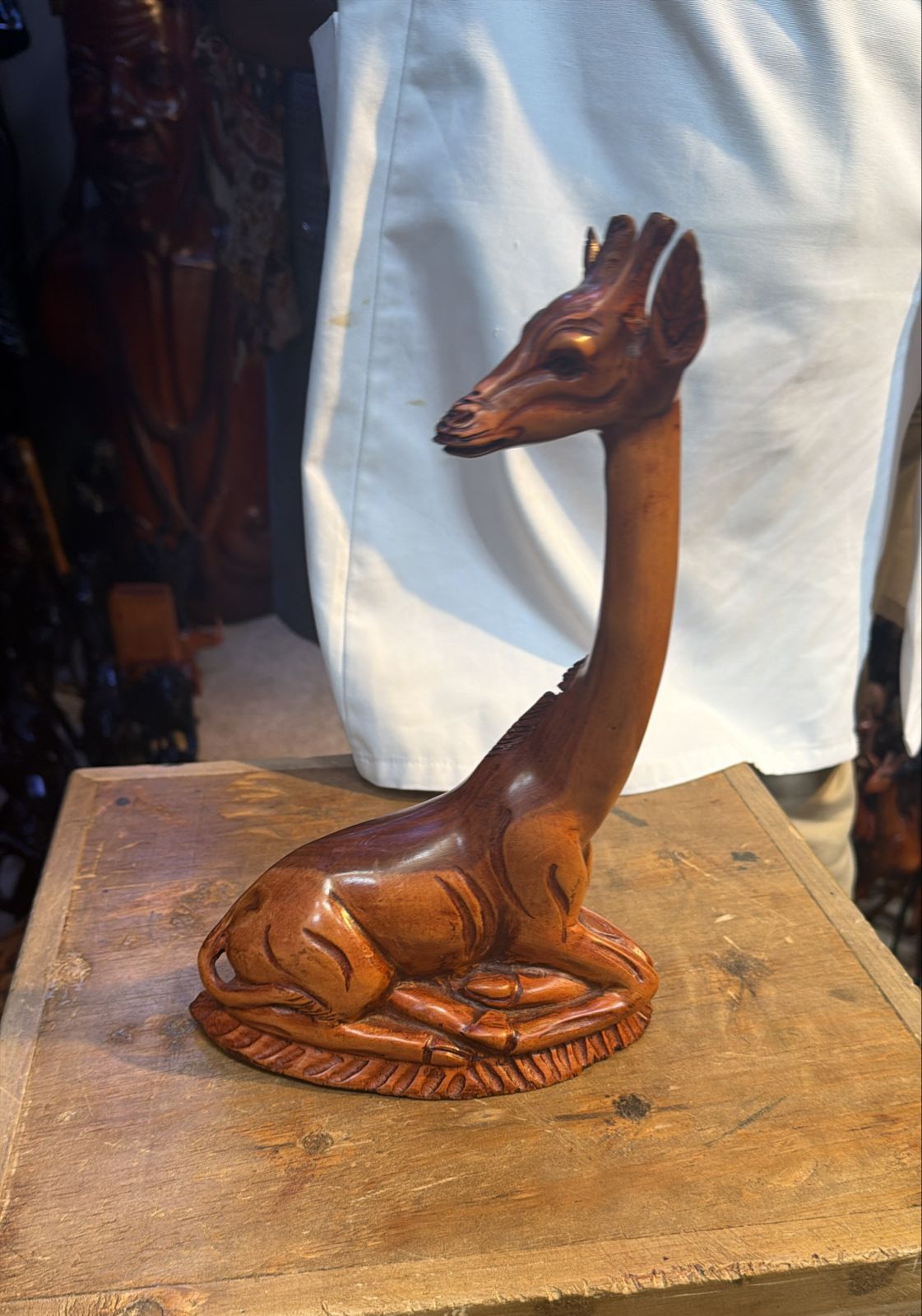 Resting Giraffe Statue