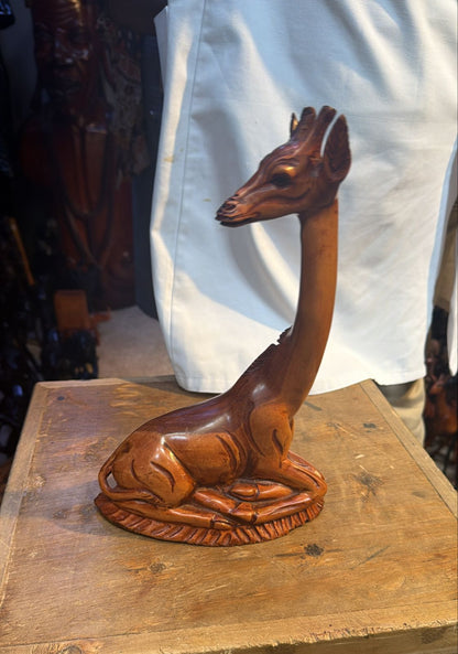 Resting Giraffe Statue