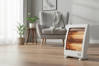 Quartz room heater compact portable indoor heater for quick and efficient warmth