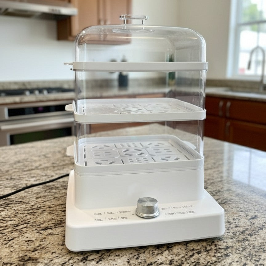 12L 3-Tier Electric Food Steamer
