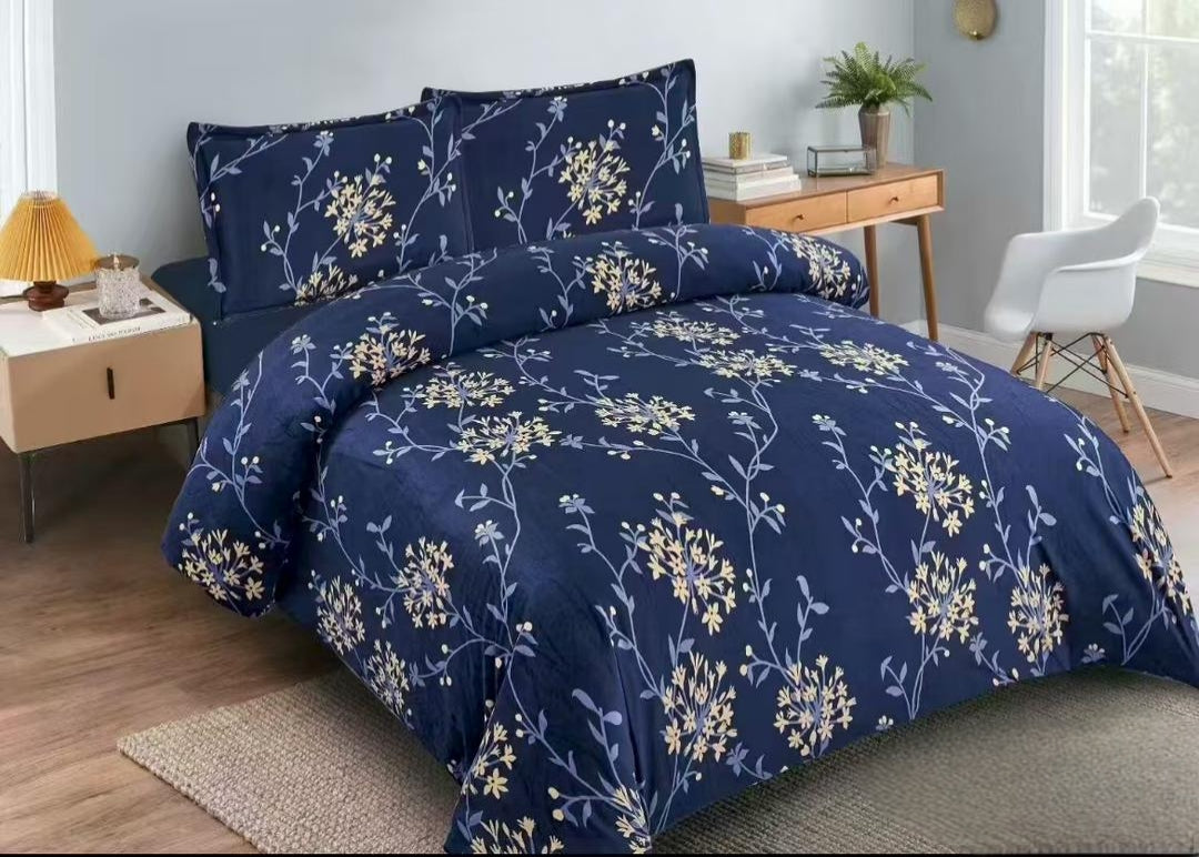 Printed Woolen Duvet Set