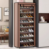 6-Tier Shoe Rack With Canvas Cover