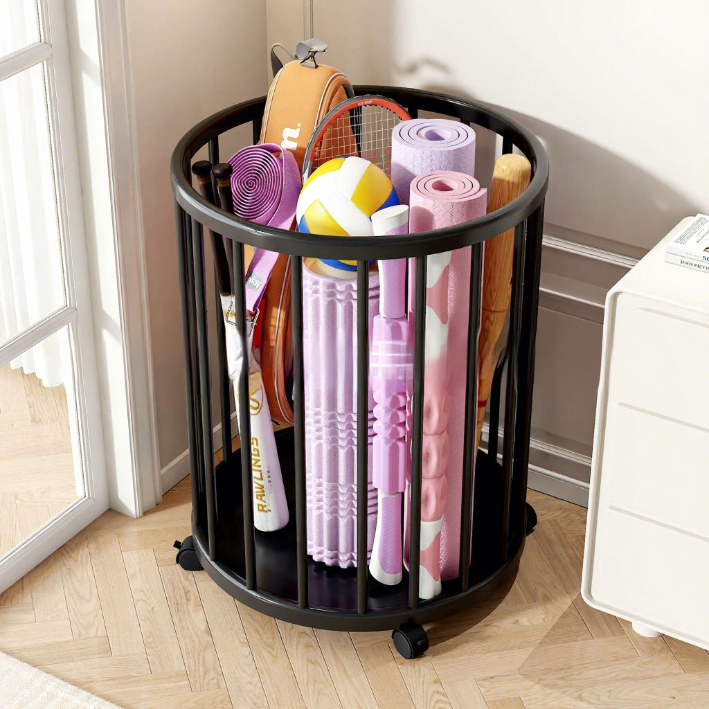 Storage Basket With Metal Frame