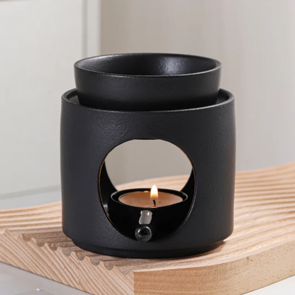 Ceramic Essential Oil Burner with Matte Finish
