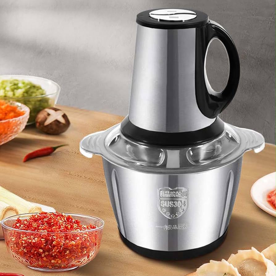 Stainless Steel Electric Meat Grinder and Food Processor