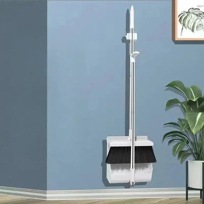 Rotating Long Broom & Scoop Dustpan Set