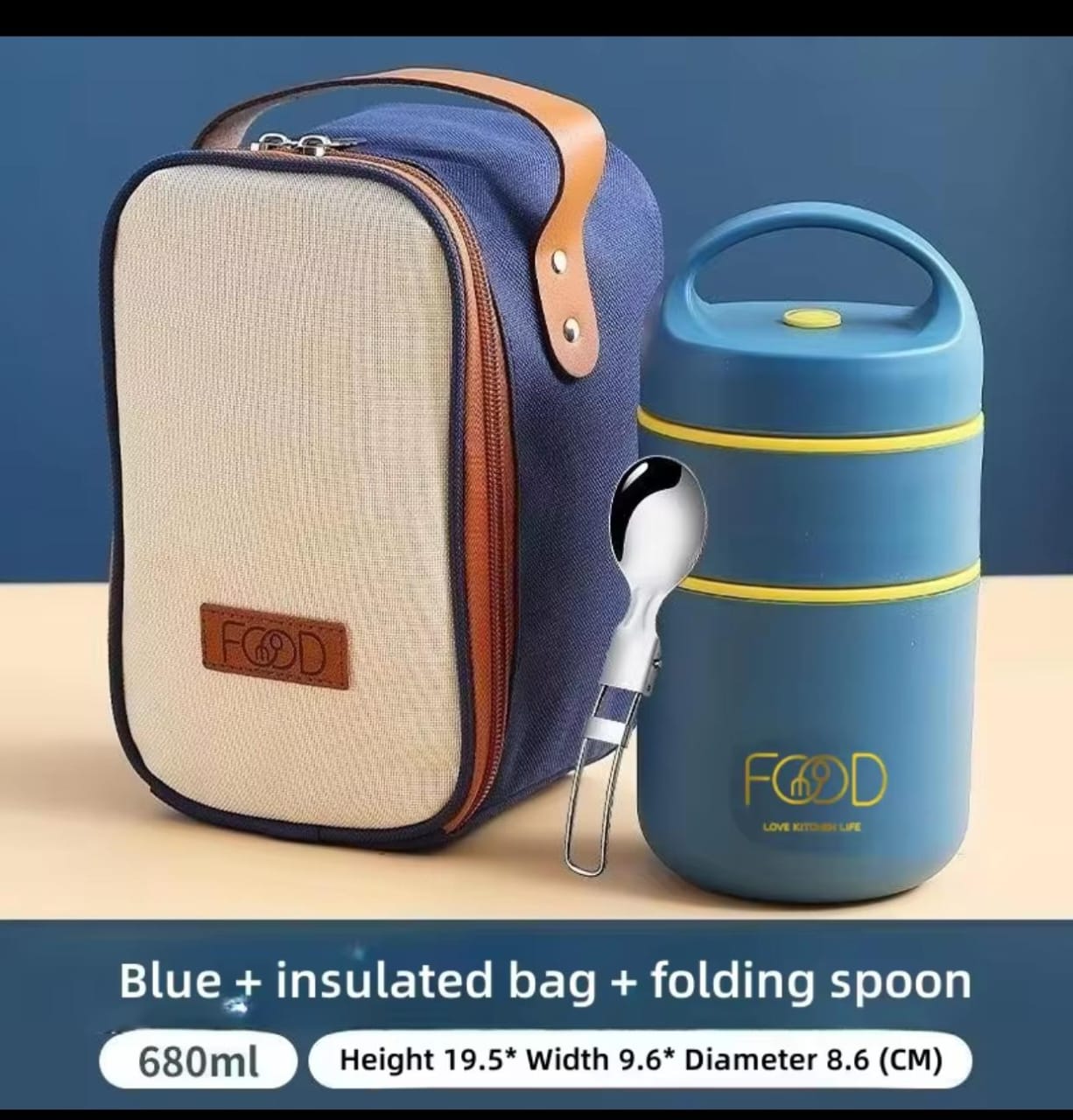 Insulated lunch box set