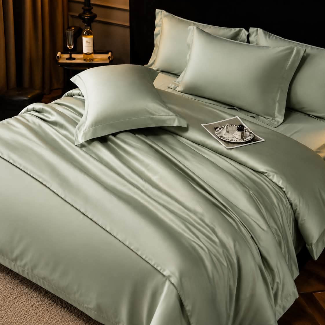 Cotton Jacquard Duvet Cover Set King Size