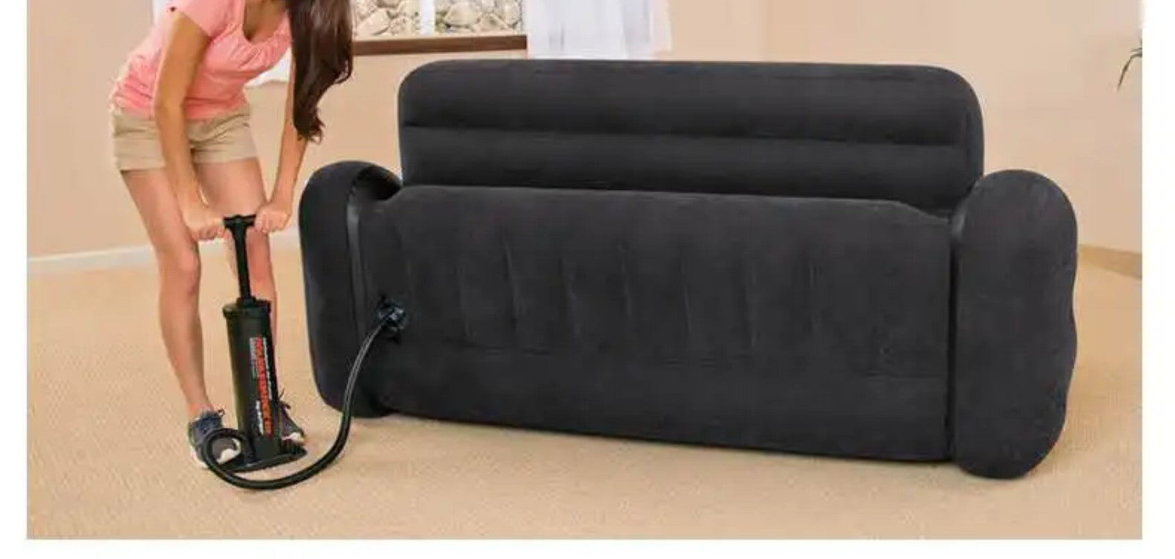 3-Seater Intex Inflatable Pull-Out Sofa