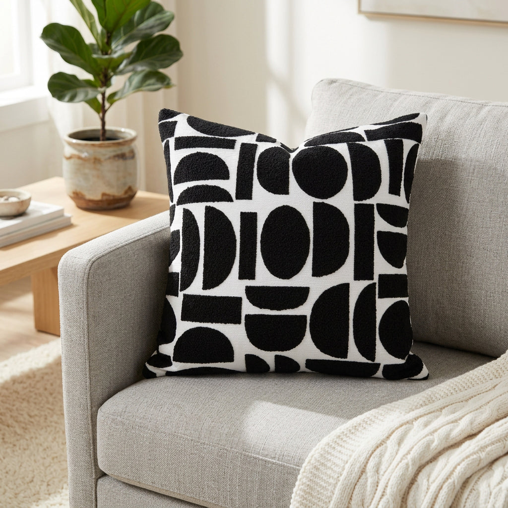 45 × 45cm Crescent Cushion Cover for Sofa, Armchair and Bed Decoration available in Nairobi, Kenya