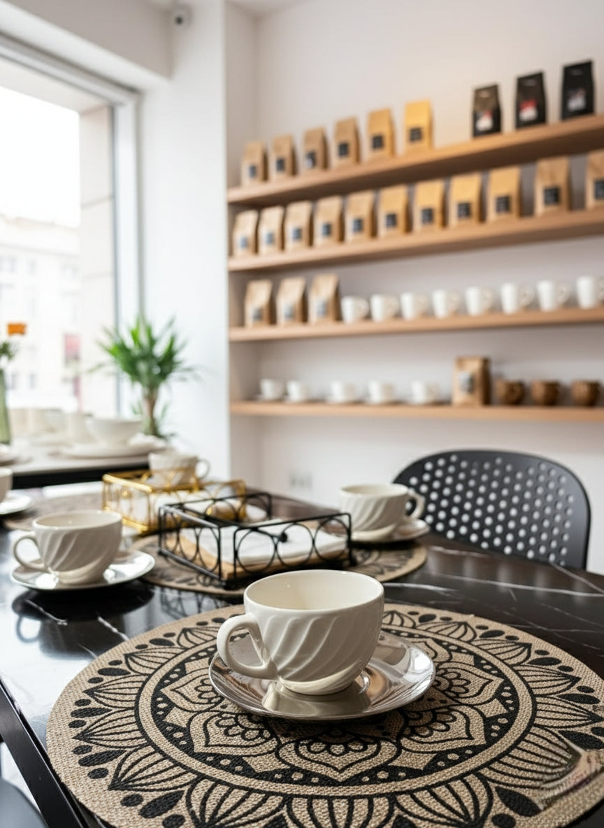 12Pcs Cup With Saucer Set