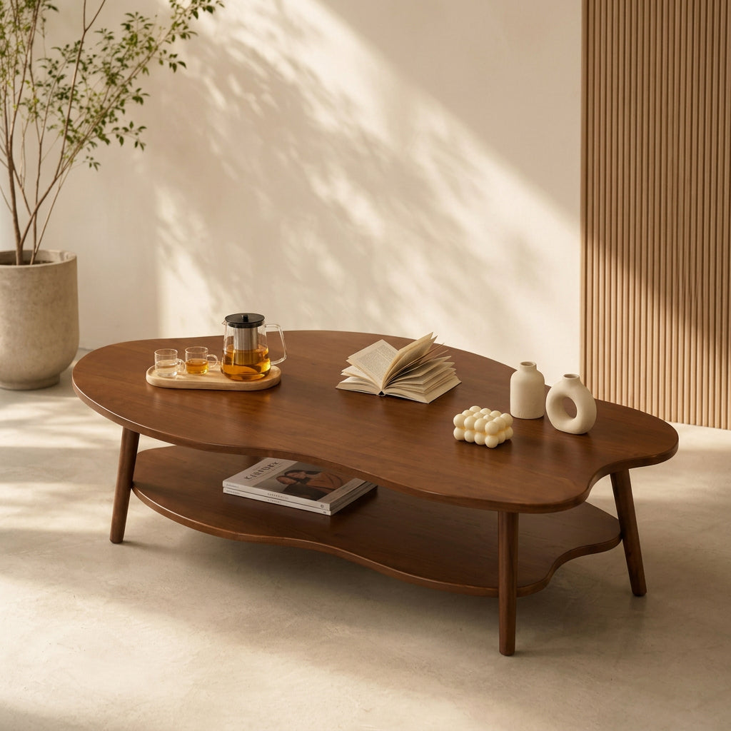 2 Tier Cloud Shaped Coffee Side Table